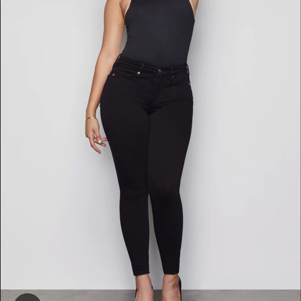 Good American Good Legs Black Skinny Jean
